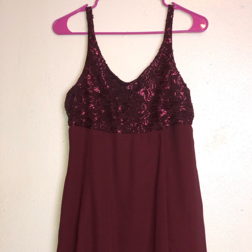 Maroon Cocktail Dress